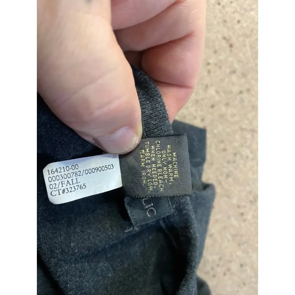 Banana Republic V-Neck Heavy Shirt Men's XL Gray Soft Cotton Knit
